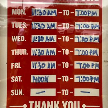 SnoCreation - a business hours sign - Chicken Wings Near Me - Sardis, Mississippi SnoCreation - a business hours sign - Chicken Wings Near Me - Sardis, Mississippi