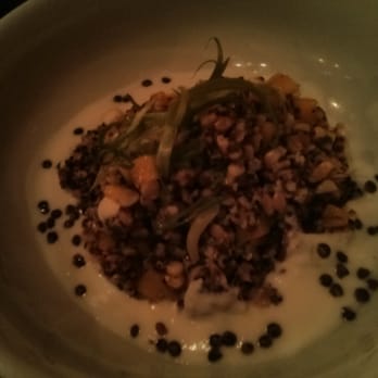 The Salted Pig - Grain Salad over coconut based cream sauce. - Gastropubs Near Me - Riverside, California The Salted Pig - Grain Salad over coconut based cream sauce. - Gastropubs Near Me - Riverside, California