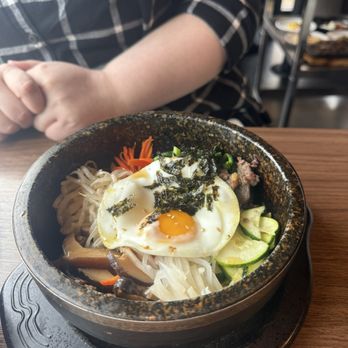 Modoo Hansang - Hot Beef Stonepot Bibimbab / 소고기돌솥combo size - Korean Near Me - Bothell, Washington