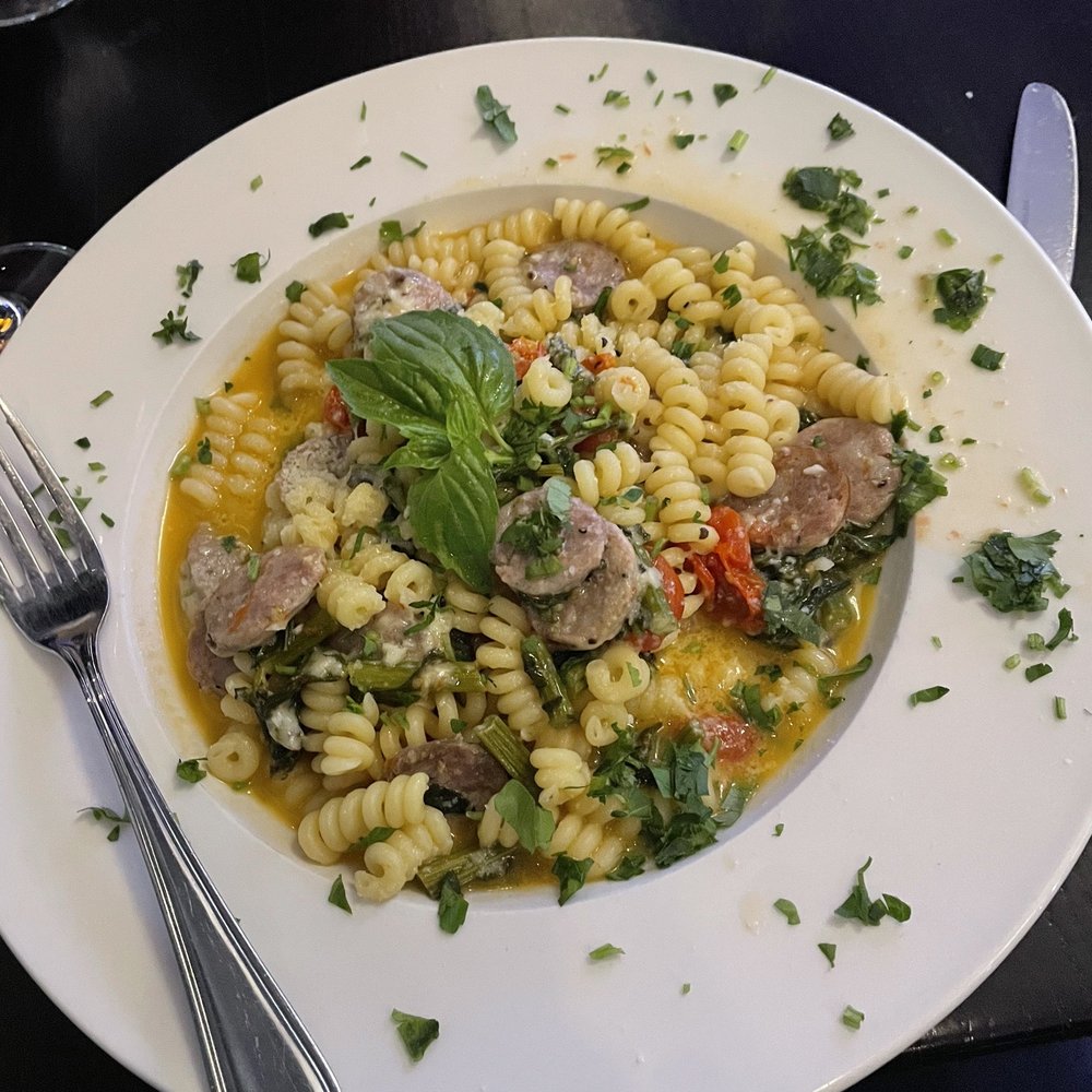 Galliano - Salsaccia & Rapini pasta - Wine Bars Near Me - Fulton, Maryland