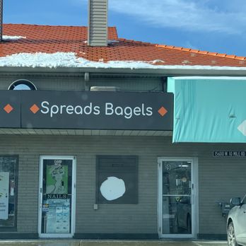 Spreads Bagels and Cafe - Spreads Bagel faces Greenfield Road at 10 Mile Road - Bagels Near Me - Southfield, Michigan
