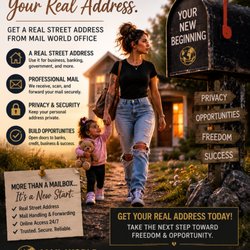 Mail World Office - Fresh restart program for customers looking for a new address plus restart