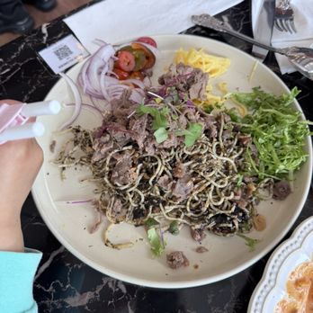 Whisper - Seaweed pasta (this was ok, kinda weird) - Breakfast & Brunch Near Me - San Mateo, California Whisper - Seaweed pasta (this was ok, kinda weird) - Breakfast & Brunch Near Me - San Mateo, California