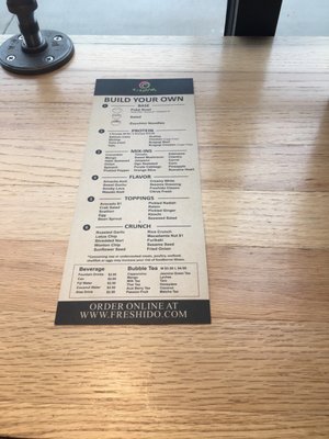 Menu photo 4 Freshido Hershey, PA Menu photo 4 Freshido Hershey, PA