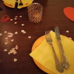 Gaststätte Los Morettos Tapas - Zum Valentinstag wurde "herz"lich geschmückt.