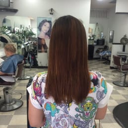 Terry is so good,friendly and very accomodating.I also had a haircut that cost $165 together with the Japanese Straightening.