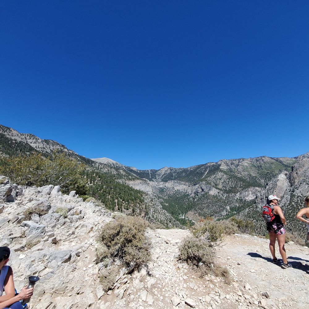 Cathedral Rock - Looking towards the Summit - Hiking Near Me - Mt Charleston, Nevada