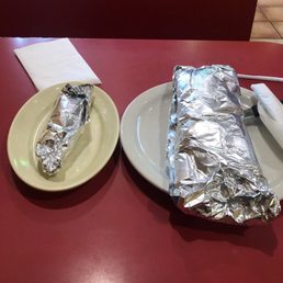 Mr. Taco vs. Regular size.
