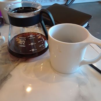 Peach Coffee Roasters - Great cup of Ethiopian coffee! - Coffee Roasteries Near Me - Johns Creek, Georgia