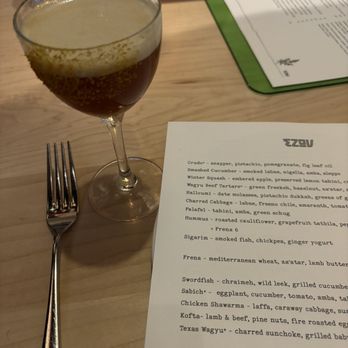 Ezov - Cardahini martini - Middle Eastern Near Me - Austin, Texas