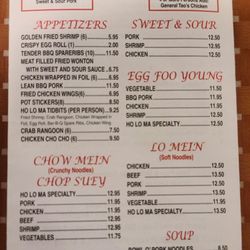 Ho Lo MA Chinese Restaurant - October 2024 Ho Lo Ma Menu Page 3