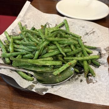 Juicy Dumpling Factory - Green beans with garlic - Chinese Near Me - Huntington Beach, California