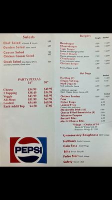 Menu photo 2 End Zone Pizza And Deli Augusta, ME Menu photo 2 End Zone Pizza And Deli Augusta, ME