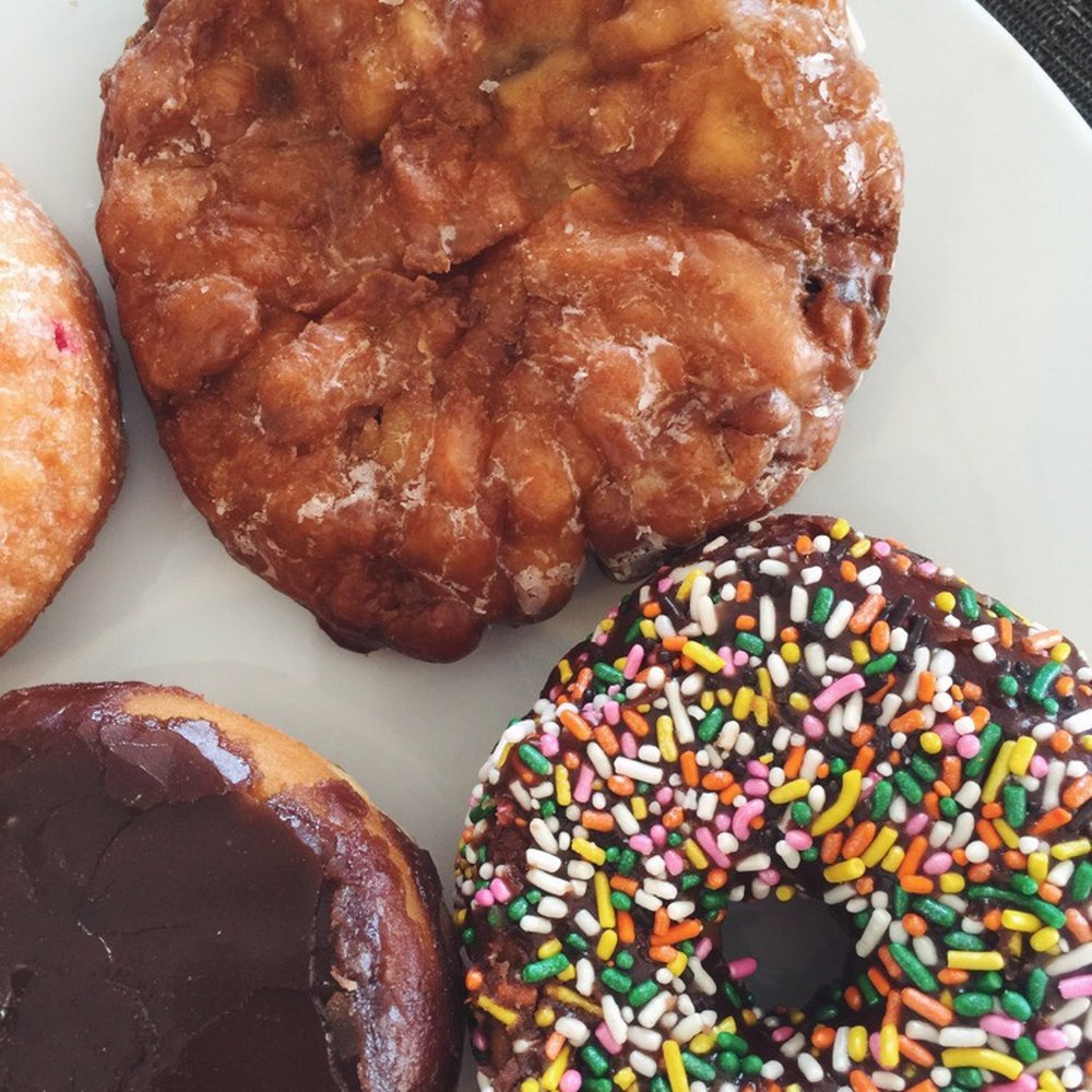 Bradenton Donut - Apple Fritter, Chocolate Sprinkle & New York Filled. All Amazing! - Donuts Near Me - Bradenton, Florida Bradenton Donut - Apple Fritter, Chocolate Sprinkle & New York Filled. All Amazing! - Donuts Near Me - Bradenton, Florida