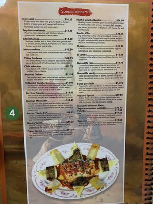 Menu photo 5 El Ranchito 3 Mexican Restaurant Amherst, NY