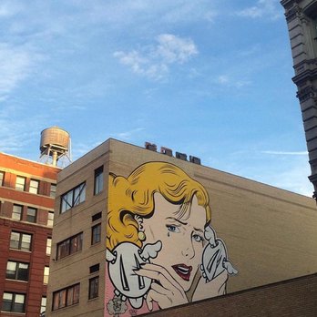 Double Crossed Mural - Public Art Near Me - New York, New York Double Crossed Mural - Public Art Near Me - New York, New York