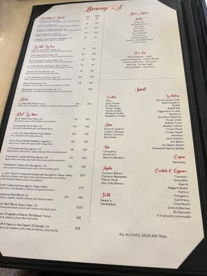 Menu photo 1 Chophouse 101 Kannapolis, NC