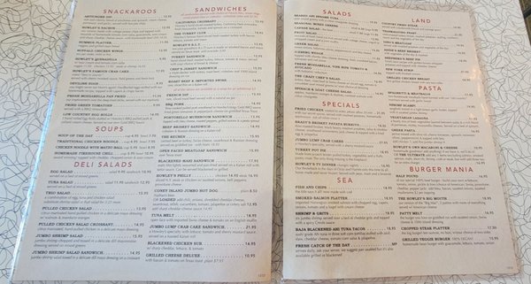 Menu photo 7 Howley's Restaurant West Palm Beach, FL