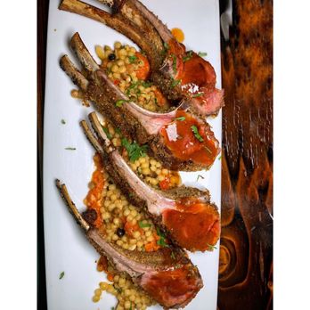 Le Virtu - a plate of lamb chops with corn and tomatoes - Italian Near Me - Philadelphia, Pennsylvania Le Virtu - a plate of lamb chops with corn and tomatoes - Italian Near Me - Philadelphia, Pennsylvania