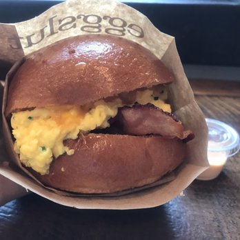 Eggslut - Is that a tongue sticking out at us? - Breakfast & Brunch Near Me - Los Angeles, California Eggslut - Is that a tongue sticking out at us? - Breakfast & Brunch Near Me - Los Angeles, California