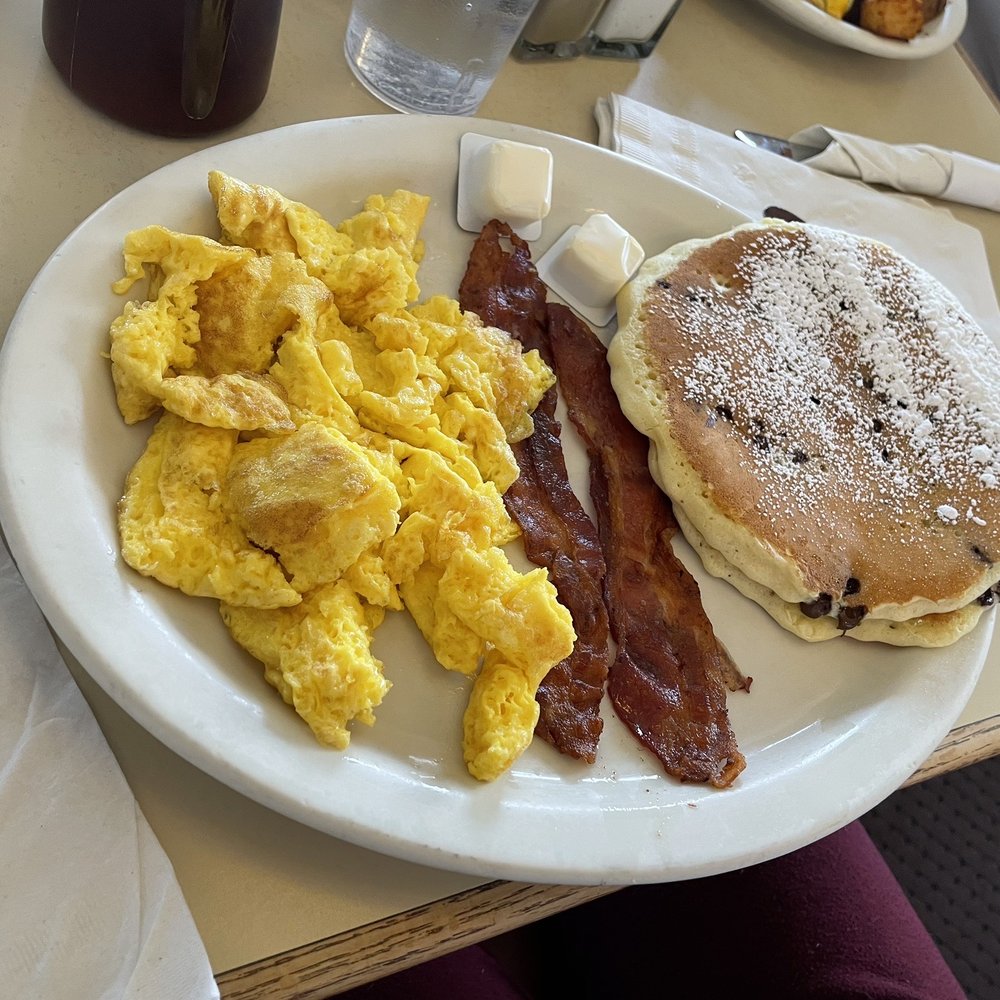 Sunset Grill - 2+2+2 was a very generous portion. Fluffy eggs and fluffy pancake. Loved it!!! - American Near Me - Ithaca, New York Sunset Grill - 2+2+2 was a very generous portion. Fluffy eggs and fluffy pancake. Loved it!!! - American Near Me - Ithaca, New York