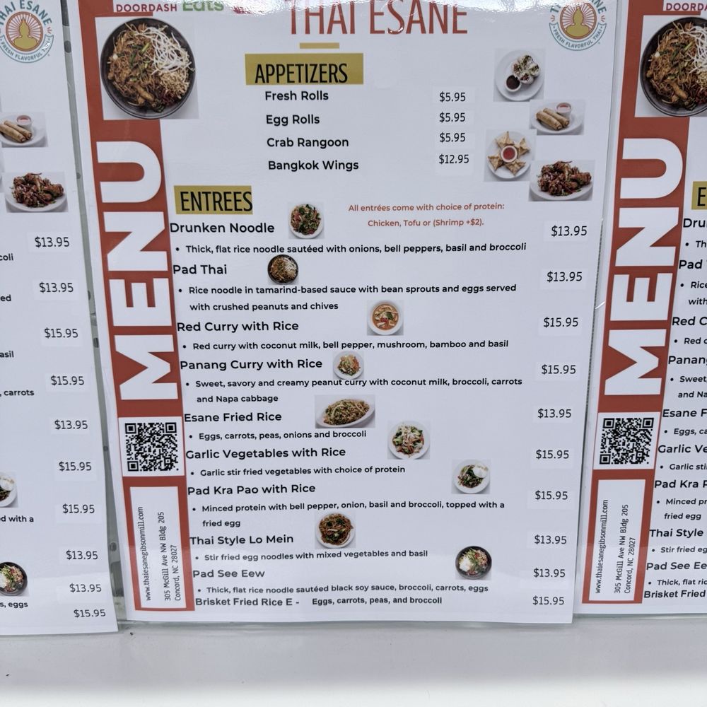 Thai Esane - Menu - Thai Near Me - Concord, North Carolina Thai Esane - Menu - Thai Near Me - Concord, North Carolina
