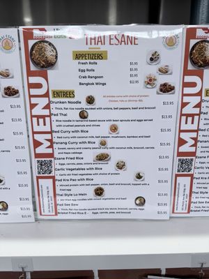 Menu photo 1 Thai Esane Concord, NC