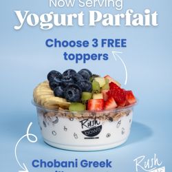 Rush Bowls - Yogurt Parfait