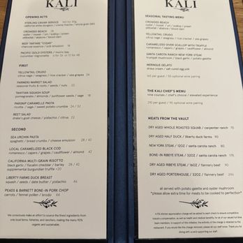 Kali Steak - Menu (December 2023) - Steakhouses Near Me - Los Angeles, California Kali Steak - Menu (December 2023) - Steakhouses Near Me - Los Angeles, California
