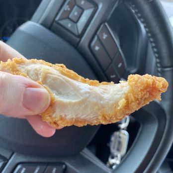 Love's Travel Stop - Chicken strips showing how thick the chicken is. - Gas Stations Near Me - Joseph City, Arizona