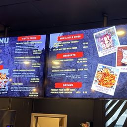 Menu options Menu options
