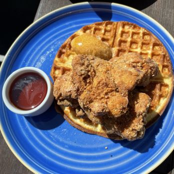 The Lark - Chicken and waffles - New American Near Me - Santa Barbara, California The Lark - Chicken and waffles - New American Near Me - Santa Barbara, California