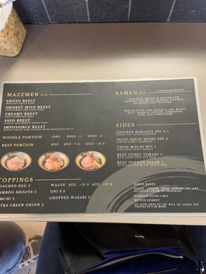 Menu photo 5 BEEST Vancouver, BC Menu photo 5 BEEST Vancouver, BC