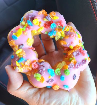Fluffy donut by null