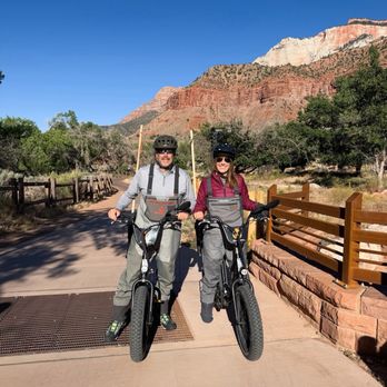 Zion Guru - E-bikes and dry bib package - Bike Rentals Near Me - Springdale, Utah