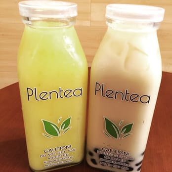 Plentea - Mango slush and oolong milk tea with pearls - Tea Rooms Near Me - San Francisco, California Plentea - Mango slush and oolong milk tea with pearls - Tea Rooms Near Me - San Francisco, California