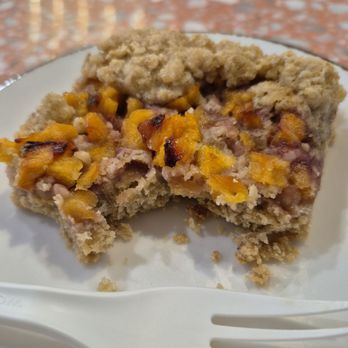 Voyager Craft Coffee - Strawberry peach oat bar. So yummy with the best texture between moist and chewy. - Coffee Roasteries Near Me - Cupertino, California Voyager Craft Coffee - Strawberry peach oat bar. So yummy with the best texture between moist and chewy. - Coffee Roasteries Near Me - Cupertino, California