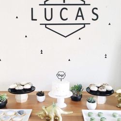 Custom wall decor made from acrylic! Plan your birthday party today!