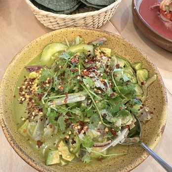 Origen - Aguachile Verde (comes with tostadas) - New Mexican Cuisine Near Me - San Diego, California Origen - Aguachile Verde (comes with tostadas) - New Mexican Cuisine Near Me - San Diego, California