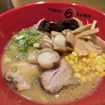 Tomizo Ramen - Miso Butter Corn Scallop Ramen - Ramen Near Me - Gardena, California Tomizo Ramen - Miso Butter Corn Scallop Ramen - Ramen Near Me - Gardena, California