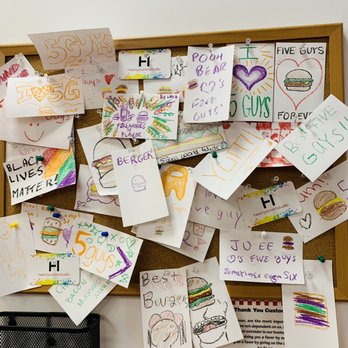Five Guys - Customer artwork - Burgers Near Me - Wayne, New Jersey