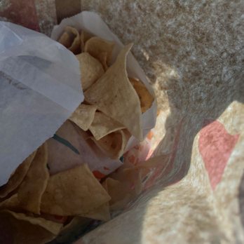 Taco Bell - Why, would staffs throw in the chips and not pay any attention - Fast Food Near Me - San Jose, California