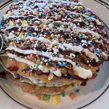 Buddy's Jc - Fruity Pebbles pancakes - Breakfast & Brunch Near Me - Jersey City, New Jersey Buddy's Jc - Fruity Pebbles pancakes - Breakfast & Brunch Near Me - Jersey City, New Jersey