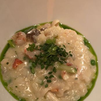 Gary Danko - Risotto with Lobster, Rock Shrimp, Shimeji Mushrooms, and Seasonal Vegetables - New American Near Me - San Francisco, California