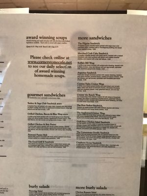 Menu photo 2 Cornerstone Cafe Springfield, MA