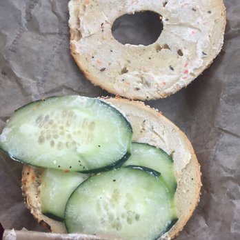Einstein Bros. Bagels - Is there even cream cheese on this bagel? Answer: BARELY. - Bagels Near Me - Prairie Village, Kansas Einstein Bros. Bagels - Is there even cream cheese on this bagel? Answer: BARELY. - Bagels Near Me - Prairie Village, Kansas