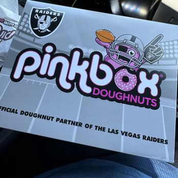 Pinkbox Doughnuts - Celebrating the partnership with the Las Vegas Raiders! - Donuts Near Me - Pahrump, Nevada