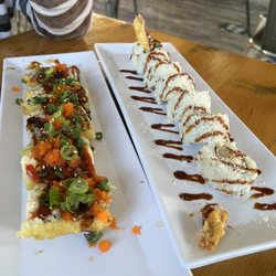 Blue Fish Sushi and Teriyaki - Crazy roll and Crunch Roll