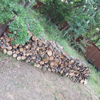 Adams Tree Service - Choose to leave your fire wood we will stack it for you nicely. - Tree Services Near Me