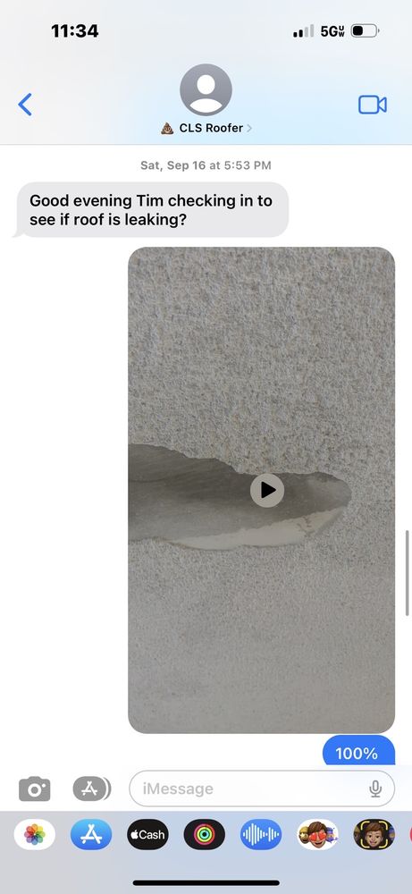 Slide of CLS Roofing